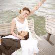 <p>Heiraten an der Ostsee, Trauung am Strand, Stein, Hochzeitsfotos am Meer</p>